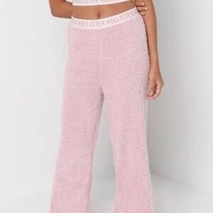 Hollister fuzzy pj pants size small